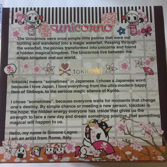 NEW Convention Exclusive Large Tokidoki Unicorno Sakura 10'' Figure - Picture 9 of 12